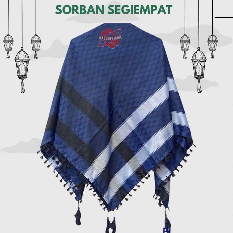 IML39 Sorban Pria Keren 2025 / Sorban putih / sorban muslim / sorban arab / sorban habib / sorban