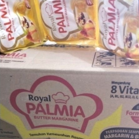 

Royal PALMIA butter margarine saset 1 karton(grab gojek only)