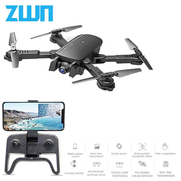 ZWN Falcon Quadcopter Drone R8 WiFi FPV Dual Camera 1080p - 1808