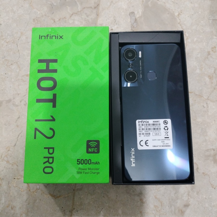 INFINIX HOT 12 PRO 8/128 SECOND FULLSET