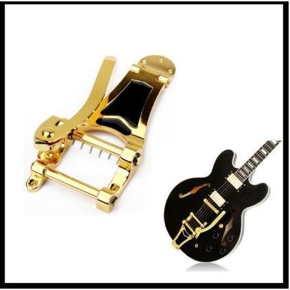 Bridge Tremolo Tailpiece Vibrato Gitar Bigsby B700 Gold