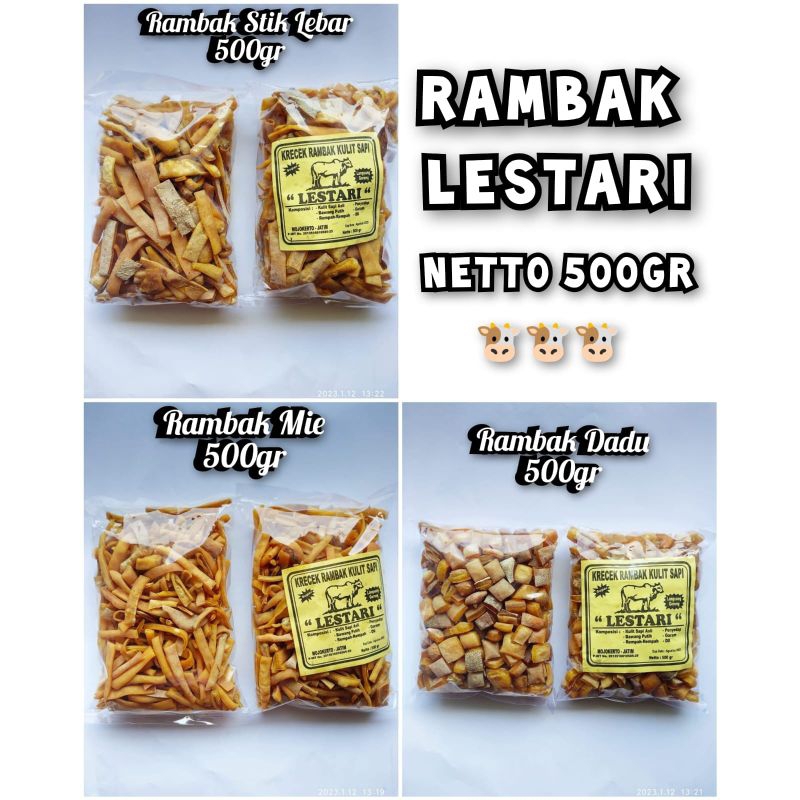 

Krupuk rambak super kulit sapi , Mentah 500gr