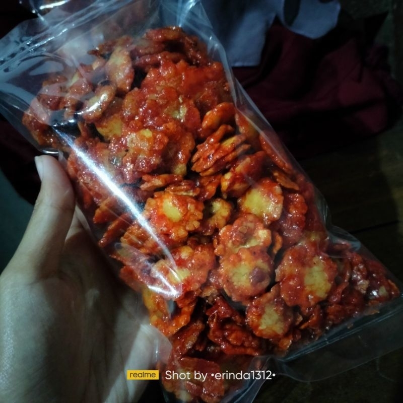 

Emping melinjo Pedas Manis 500gr (Free Bubble Wrap)