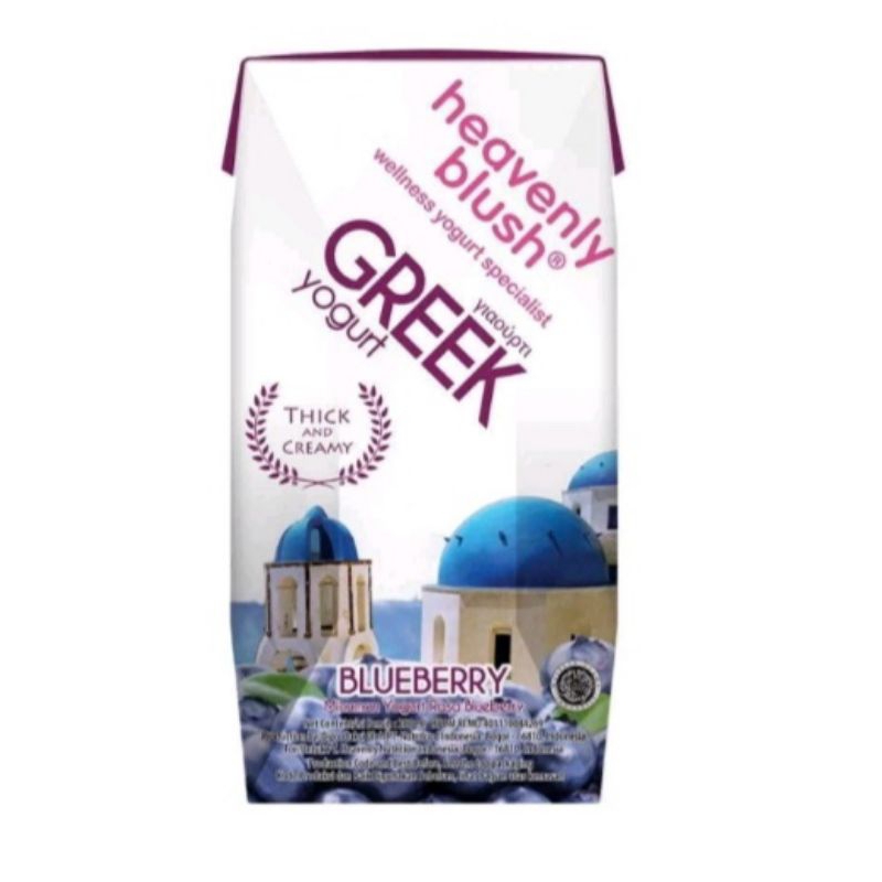 

Heavenly Blush Greek Yogurt Blueberry Thick and Creamy 200 ml