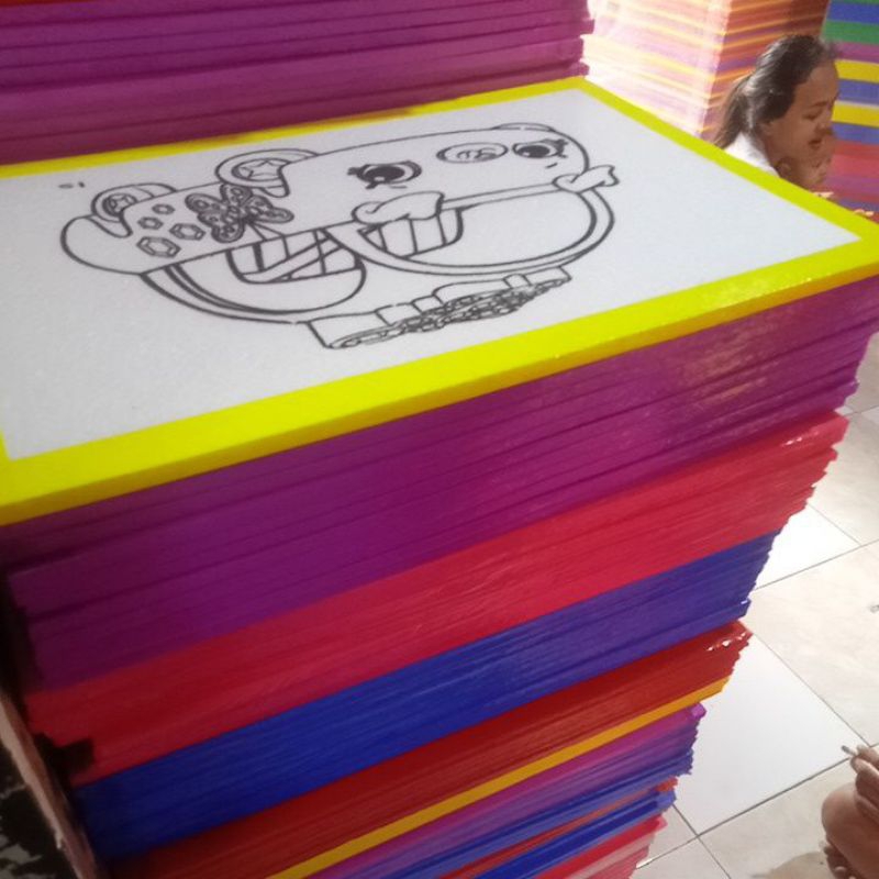 

gambar lukis sterofom