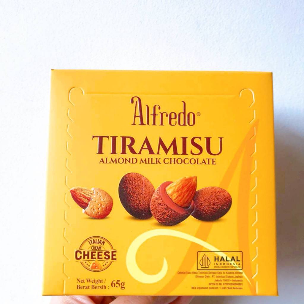 

Coklat Alfredo Tiramisu Almond Milk 65gr