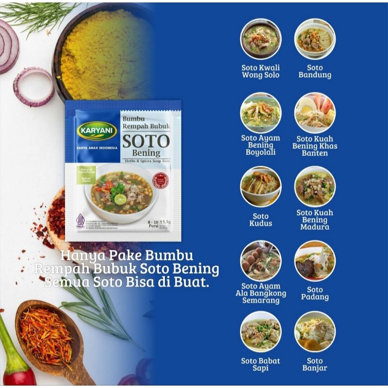 

bumbu rempah soto bening // bumbu masak rempah // bumbu masak instan