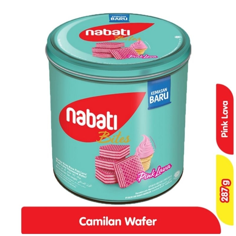 

Nabati Bites Wafer Pink Lava 287gr