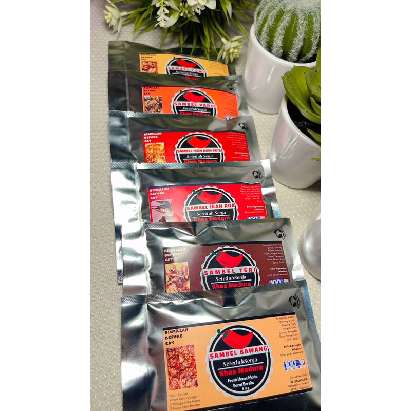 

SAMBEL KEMASAN SACHET SIAP SAJI