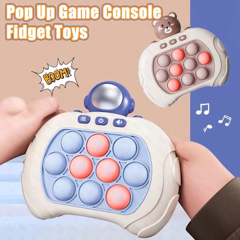 mainan game pop it viral / pop it elektrik led motif karakter musik / pop it / mainan pop it viral /