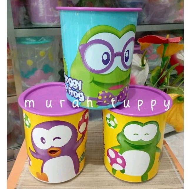 Toples susu bubuk froggy / poppy  / Tiwi canister tupperware 2 liter eceran (1 pcs)