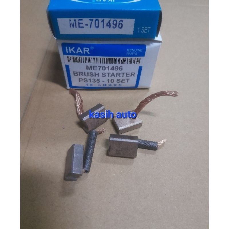 10 set carbon brush starter kul cool arang dinamo stater ps135 4d33 canter fe84 ps125