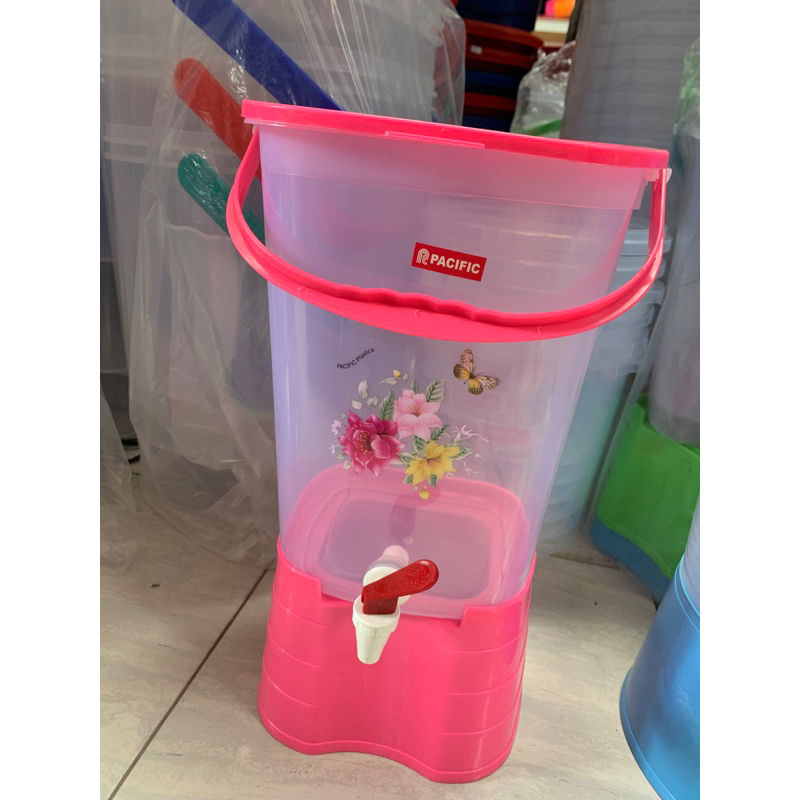 Tempat Penyimpanan Wadah Es Buah Toples Dispenser Kran HAVANA/PASIFIC ICE BUCKET Tempat Es Teh KUAT 