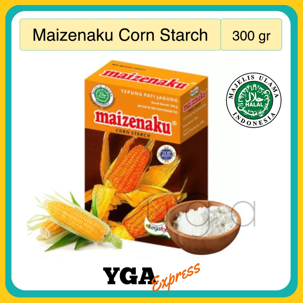 

Maizenaku Corn Starch Tepung Jagung / Maizena 300gr