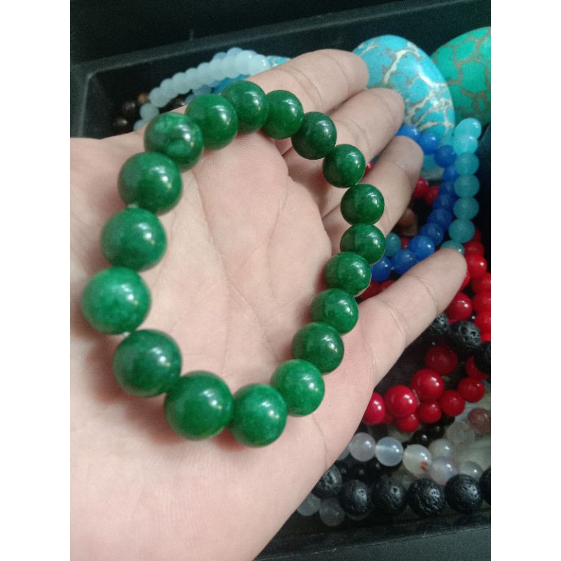 gelang kristal ,giok monston , Aquamarine