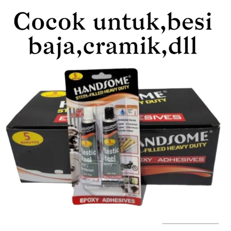 

lem Handsome/lem besi/lem campur/lem 5menit Handsome