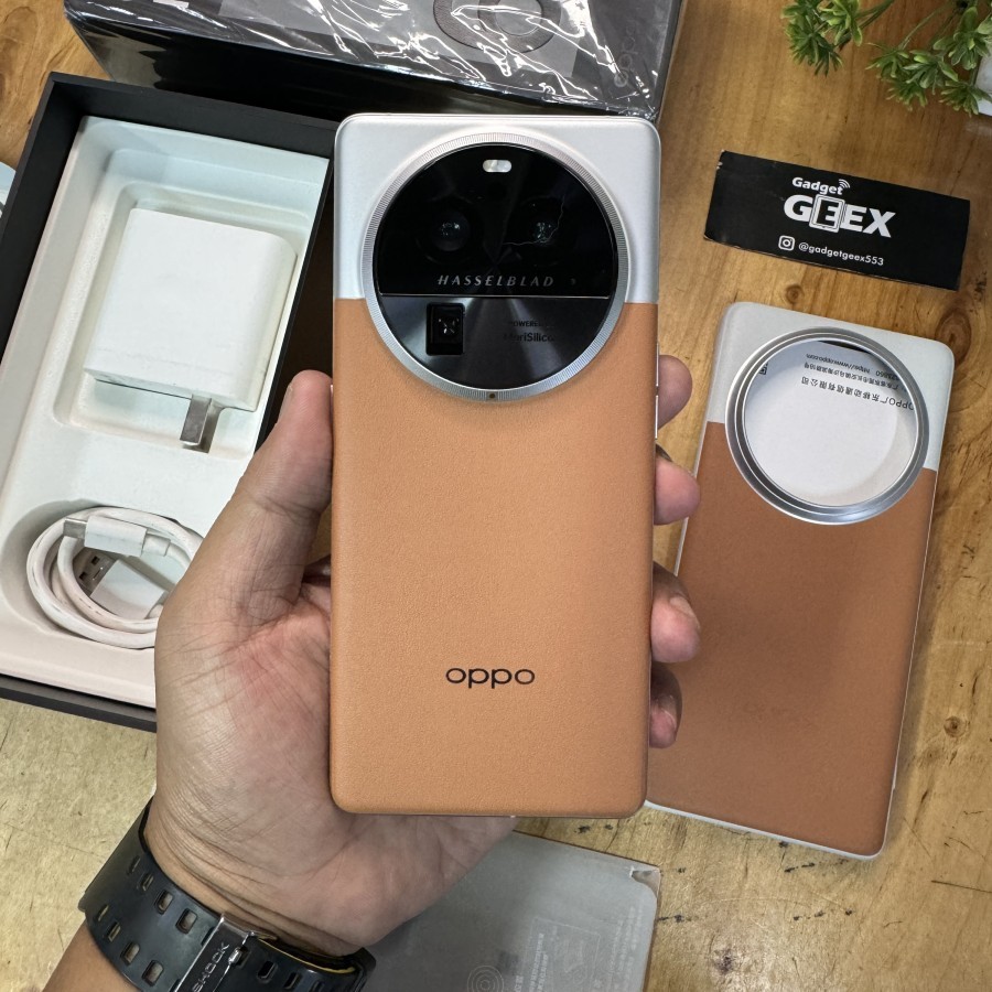 Oppo Find x6 Pro 5G 16GB 256GB Brown Leather Pajak resmi bea cukai