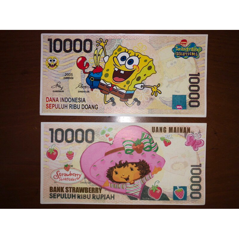 [NEW] Uang Mainan 10.000 TE 2005 (L)