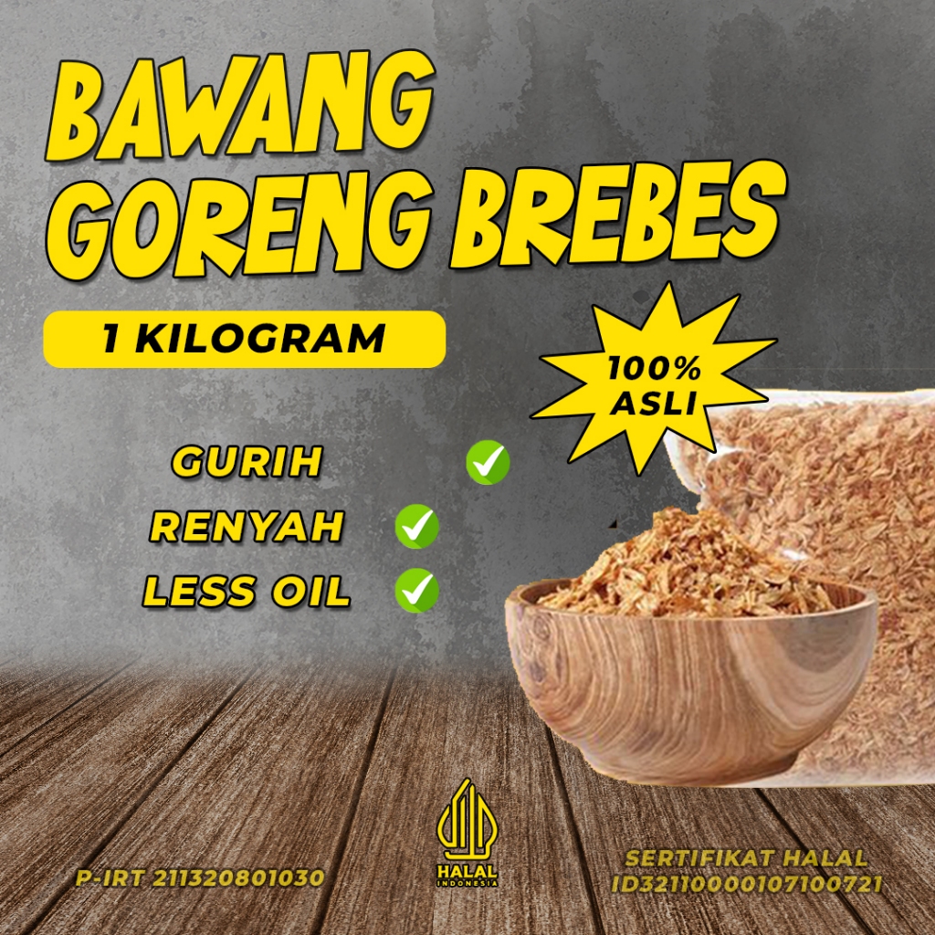 Bawang Goreng 1 Kg