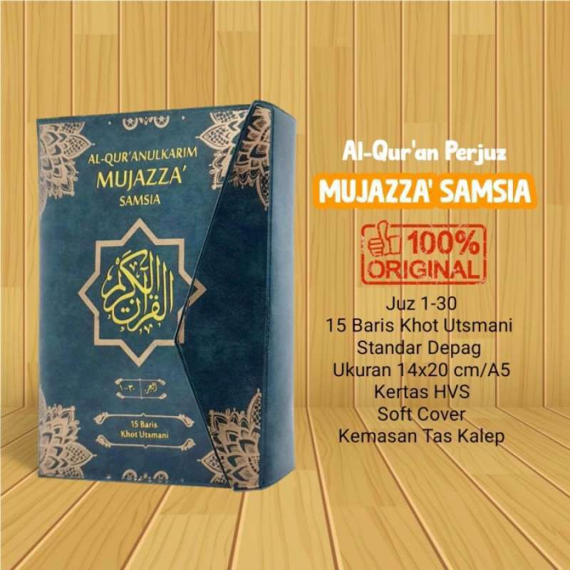 Alquran mujazza per juz Mushaf mujazza per juz ukuran A5 sedang isi 30 juz