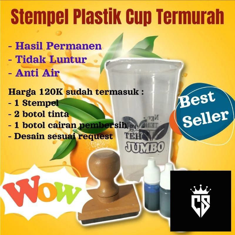 

STEMPEL COD✅ PLASTIK KAYU BESAR 100% Original