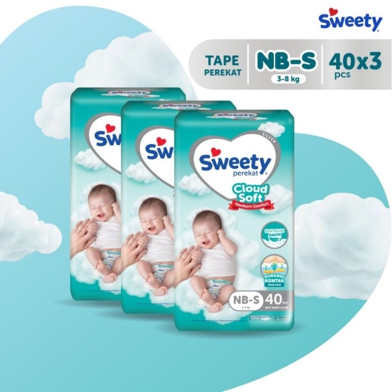 Pampers Sweety Silver Newborn NB-S 40x4