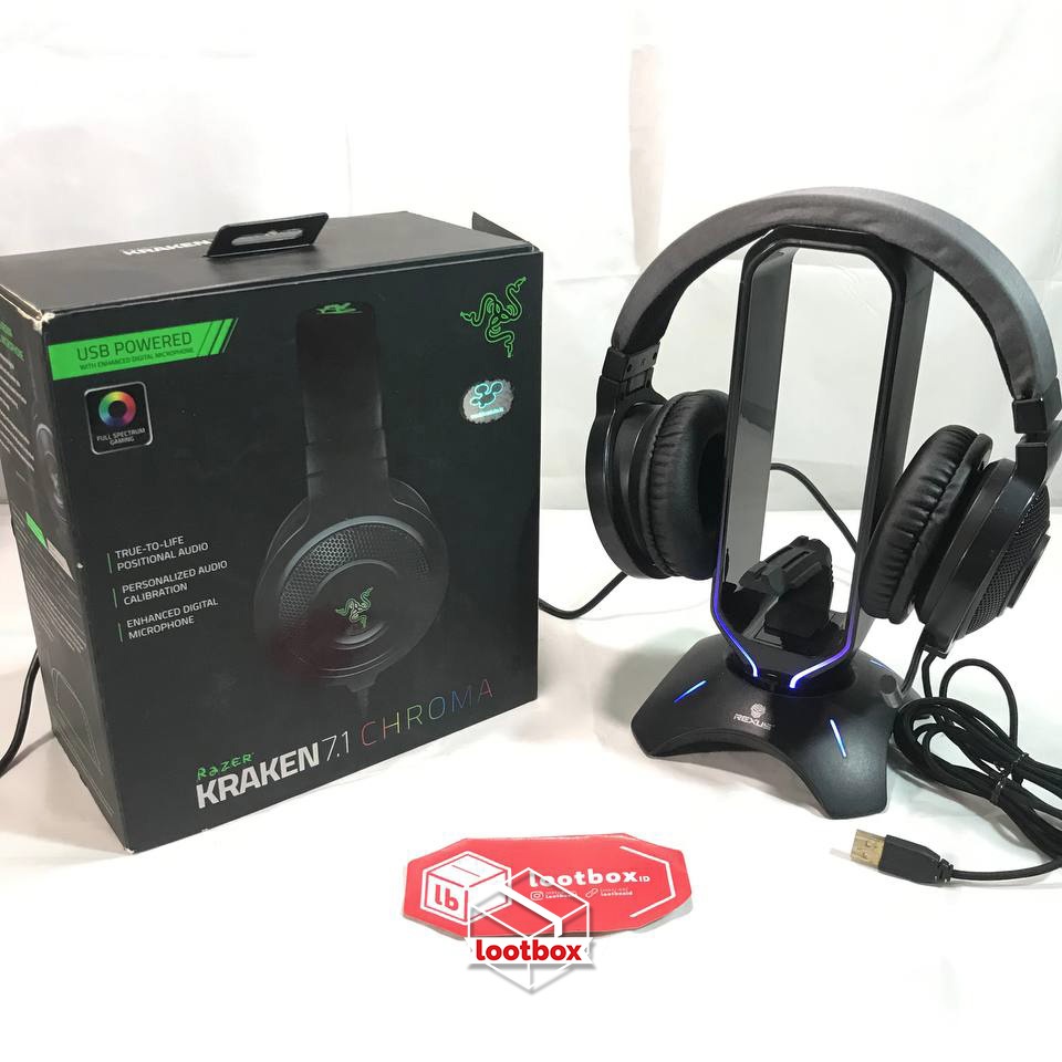 Headset Gaming USB Wired Razer Kraken Chroma - SECOND