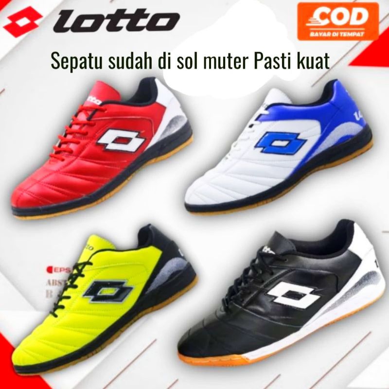 sepatu futsal sol piu/sepatu/futsal kulit asli/sepatu futsal lotto(out sol sudah di jahit miuter) te