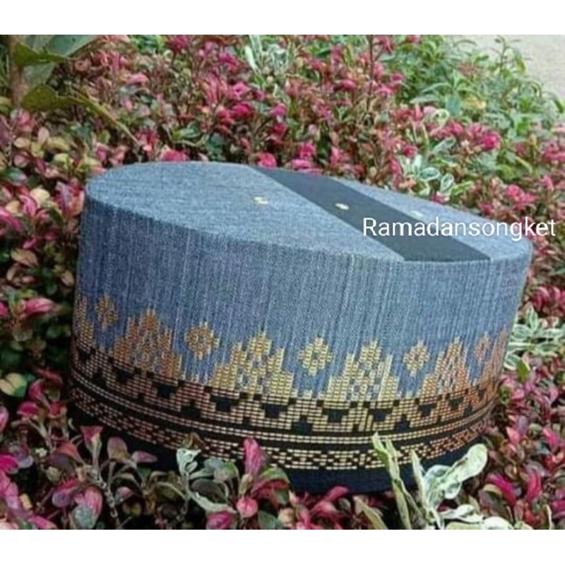 peci songket varian warna motif serek emas kopiyah songket peci sholat akad nikah peci ramadan songk