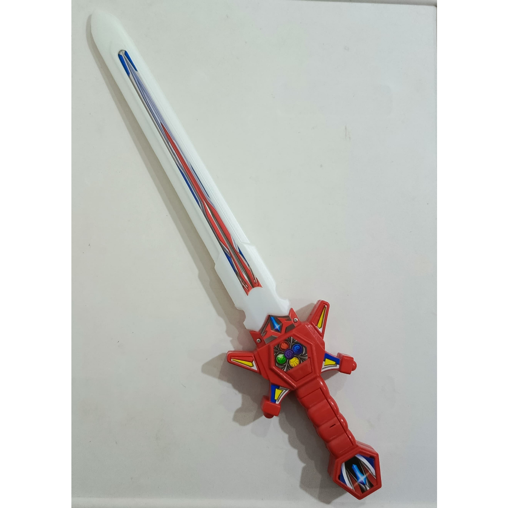 Mainan Pedang Bintang Merah Menyala Mainan Pedang Mainan Anak Pedang-pedang Menyala