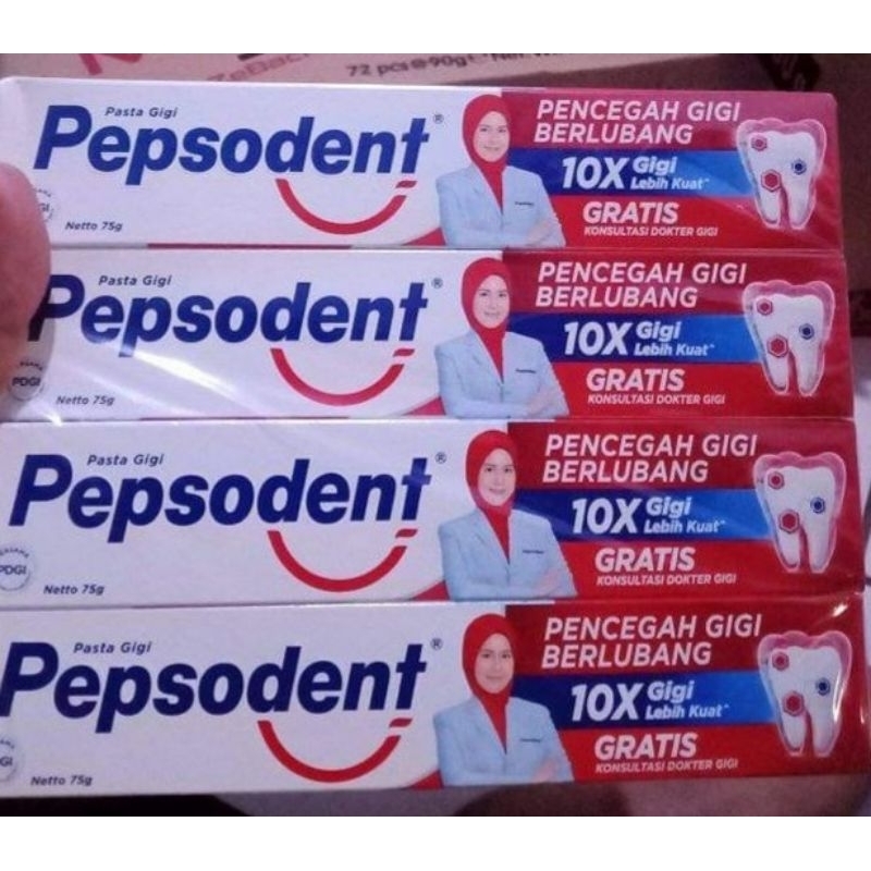 Pepsodent 75 gr dan Pepsodent Strong 75+15 gr