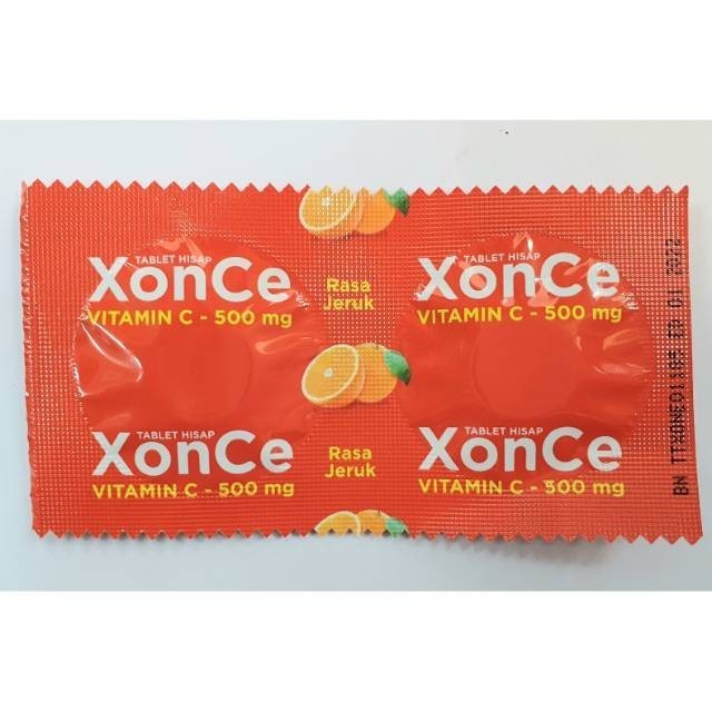 XONCE VITAMIN C 500MG RASA JERUK ORIGINAL