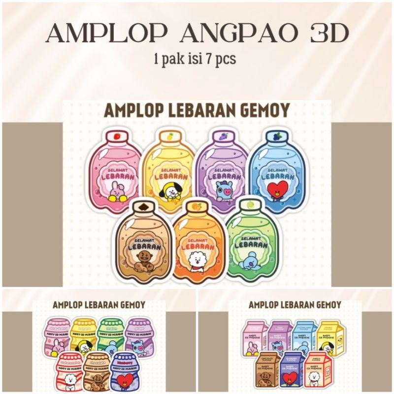 

amplop angpao lebaran bts