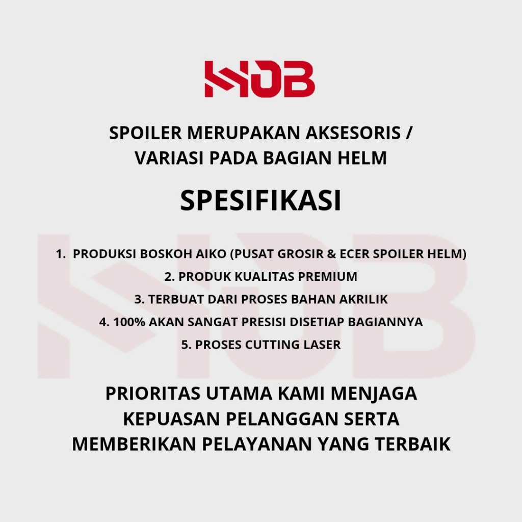 HOT SALE SPOILER HELM KYT 2VISION Variasi Helm Spoiler Helm KYT 2VISION aksesoris helm spoiler helm