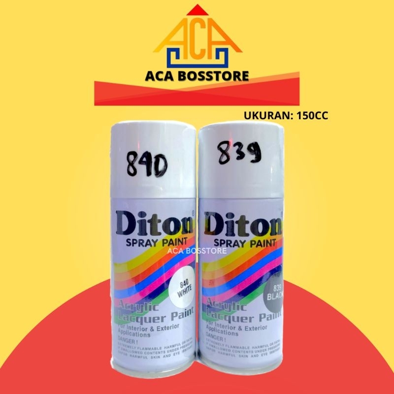 Diton spray acrylic kecil 150 cc / pilox cat semprot diton spray paint acrylic lacquer 150 ml