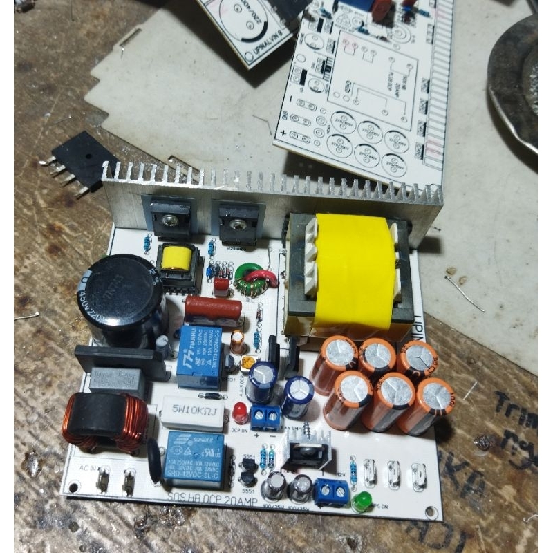 smps 20amp plus ocp dan sofstart