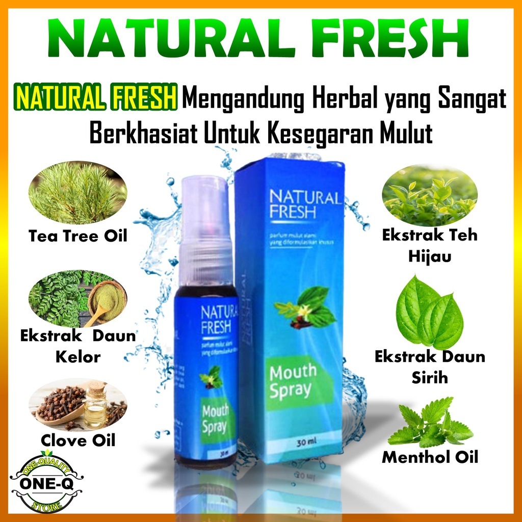 Penghilang Bau Mulut Parfum Mulut Obat Bau Mulut Herbal Sariawan Penyegar Mulut
