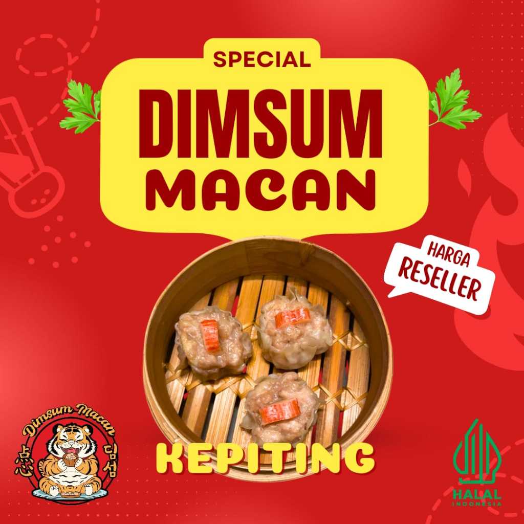 

FROZEN DIMSUM KEPITING 25 PCS