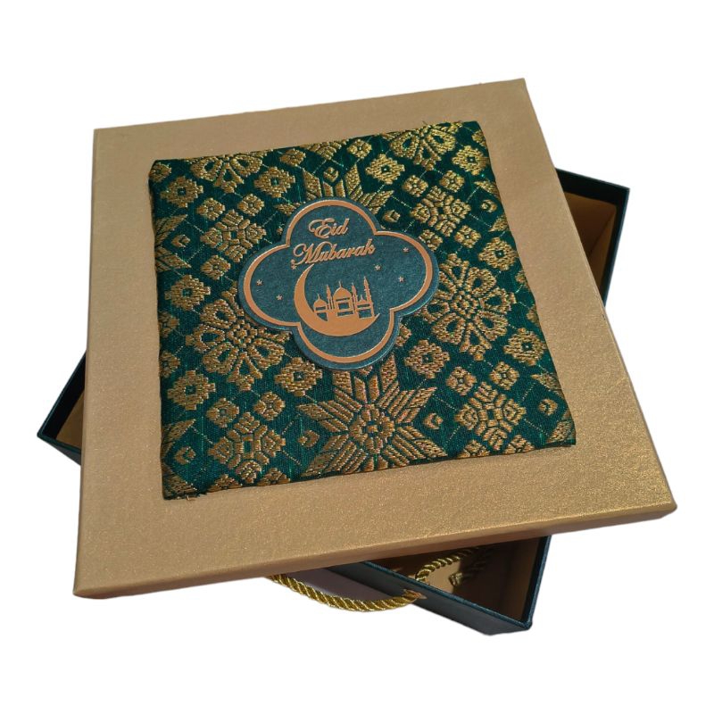 

Hardbox Kain Songket Lebaran/Idul Fitri (22x22x8)