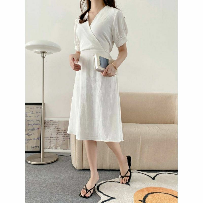 Daphane Dress / Korean midi dress / Midi Dress