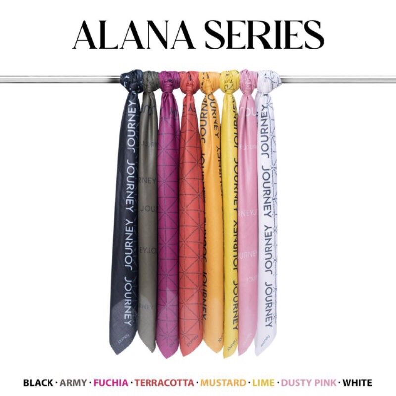 HIJAB JOURNEY ALANA SERIES | JOURNEY SCARVES ORIGINAL HIJAB SEGIEMPAT