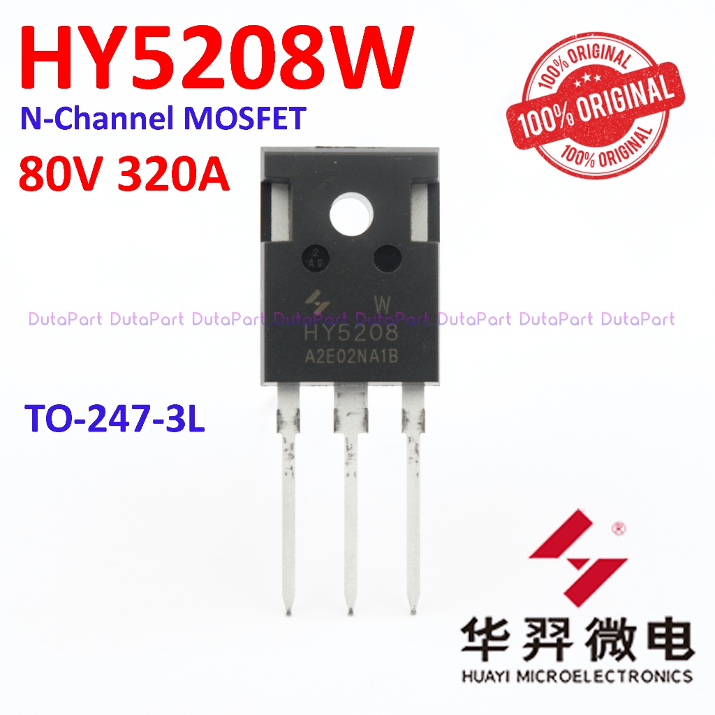 HY5208W HY5208 ORIGINAL HUAYI 80V 320A MOSFET HY 5208 W TO-247