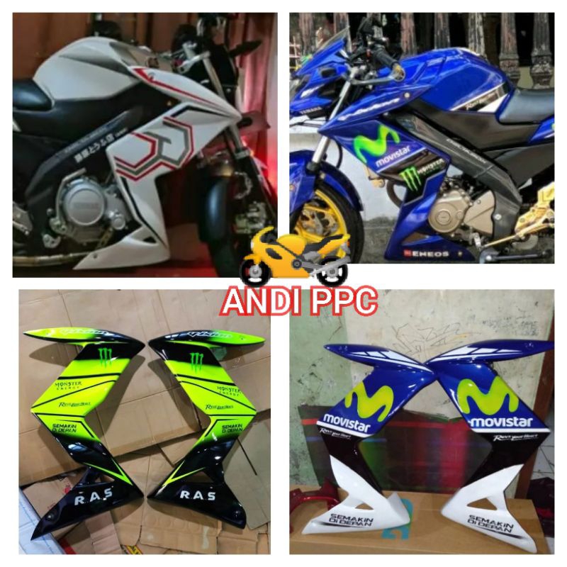 Half fairing Yamaha Vixion Nvl Nva Model Ninja z250