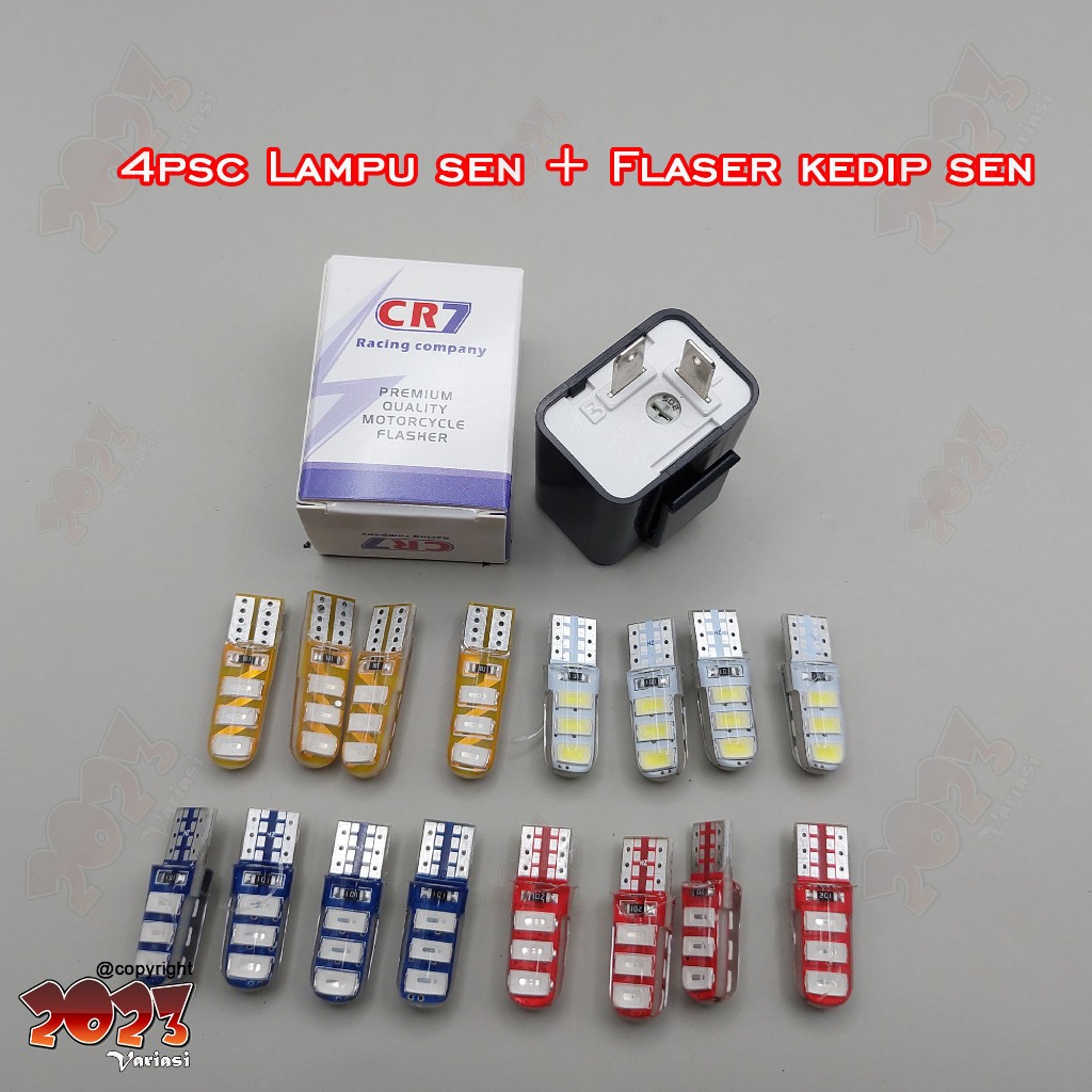 lampu sen/lampu sein jeli/jely 4pcs paket flaser sen kedip universal