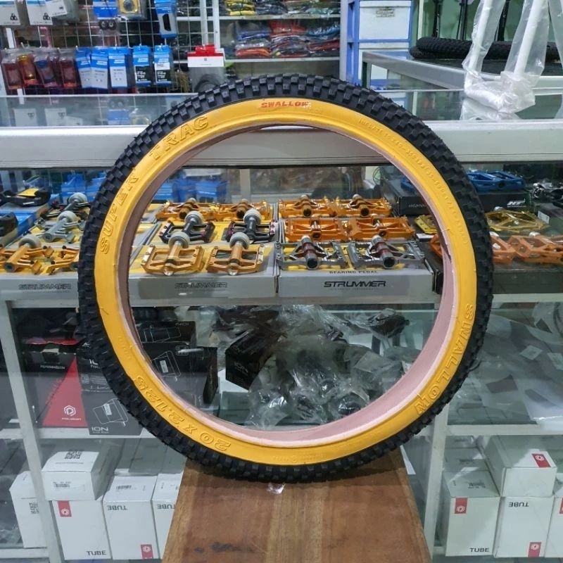 Ban luar sepeda swallow ukuran 20 x 1.50 1.75 2.125 2.30 3.00 deli tire sepeda lipat seli BMX sepeda