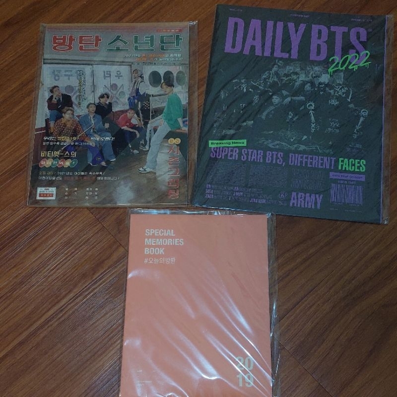 bts photobook sg21 sg22 special memo book 2019