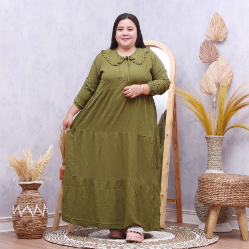 GAMIS SUSUN JUMBO LD 120 RAYON PREMIUM