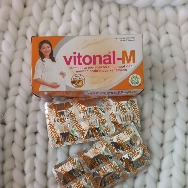 Vitonal - M  supelmen Obat mual ibu hamil kapsul 1strip/6kapsul
