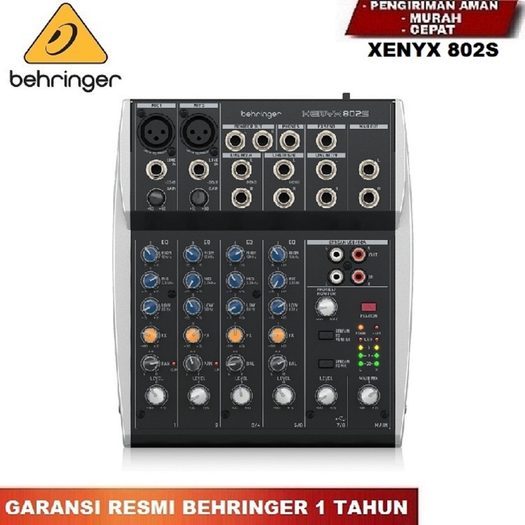 Mixer Behringer Xenyx802S / Xenyx 802S / Original / New