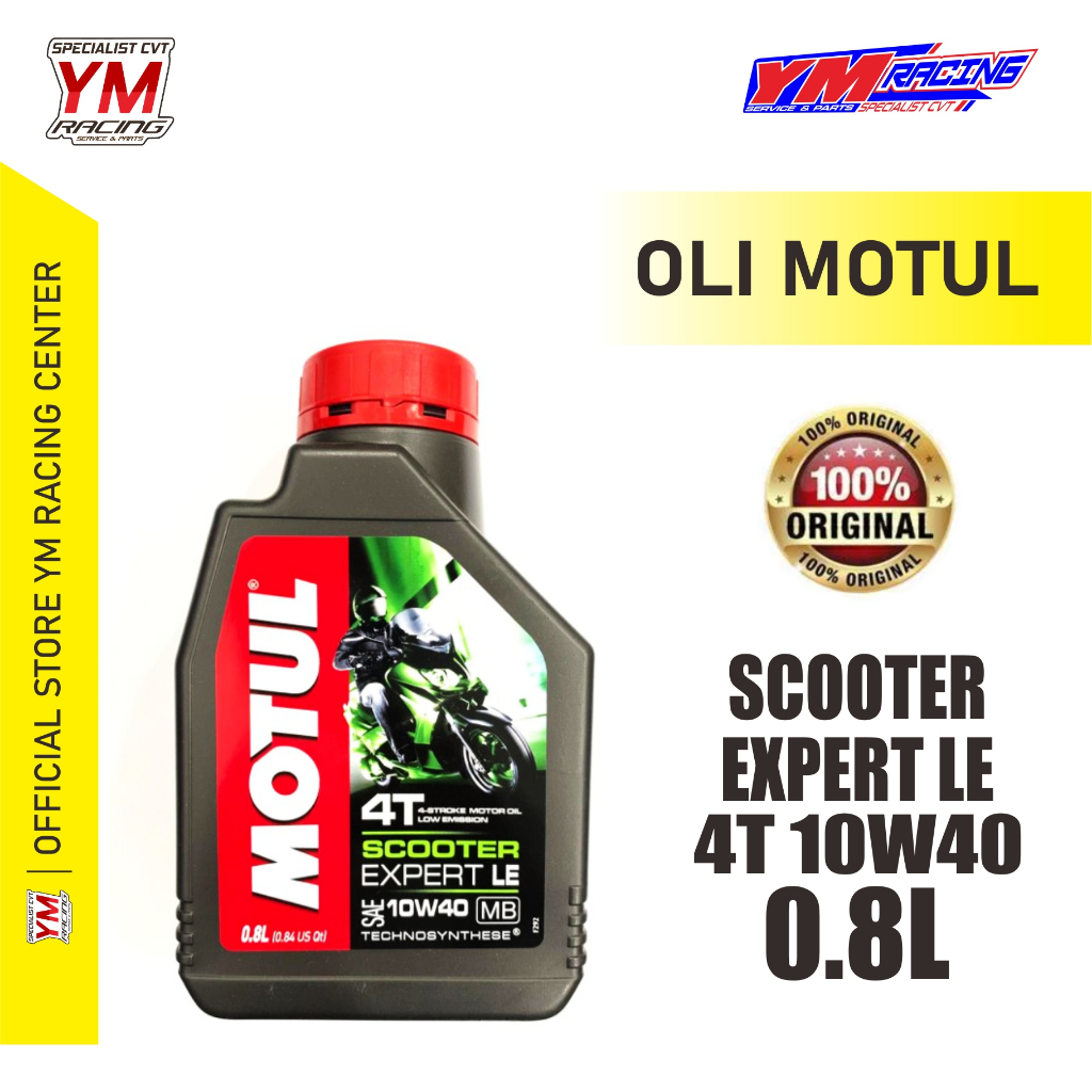 OLI MOTUL EXPERT 10W40 0.8L / MOTUL SCOOTER EXPERT LE 10W 40 800ML | OLI SCOOTER EXPERT LE 10W40 0.8